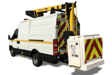 Car Hire Letchworth Garden City - 3.5T Cherry Picker Access Van - Van hire Letchworth garden city