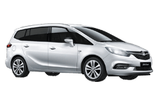 Car Hire Letchworth Garden City - Vauxhall Zafira 5 + 2 - Minibus hire Letchworth garden city
