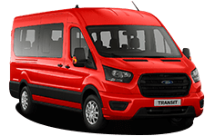 Car Hire Letchworth Garden City - Ford Minibus with Seating for 15 - Minibus hire Letchworth garden city