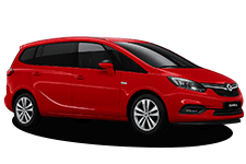 Car Hire Letchworth Garden City - Vauxhall Zafira 7-Seater - Minibus hire Letchworth garden city